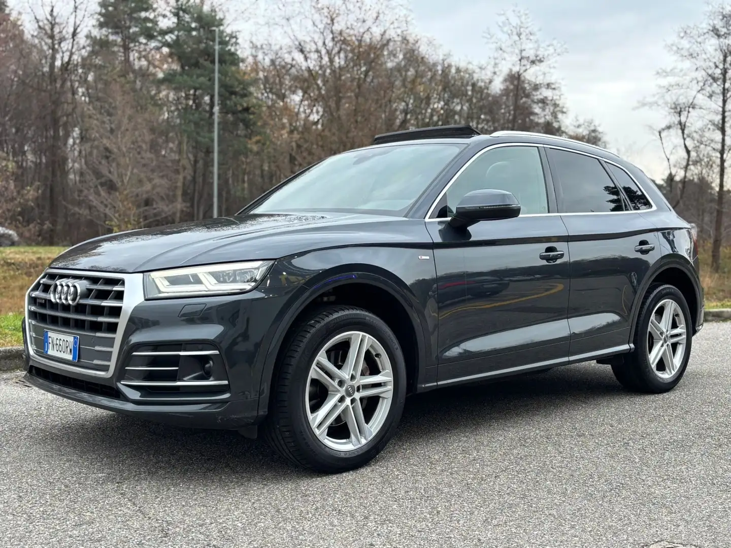 Audi Q5 Q5 2.0 TDI 190 CV quattro S tronic S line plus”T Gris - 1
