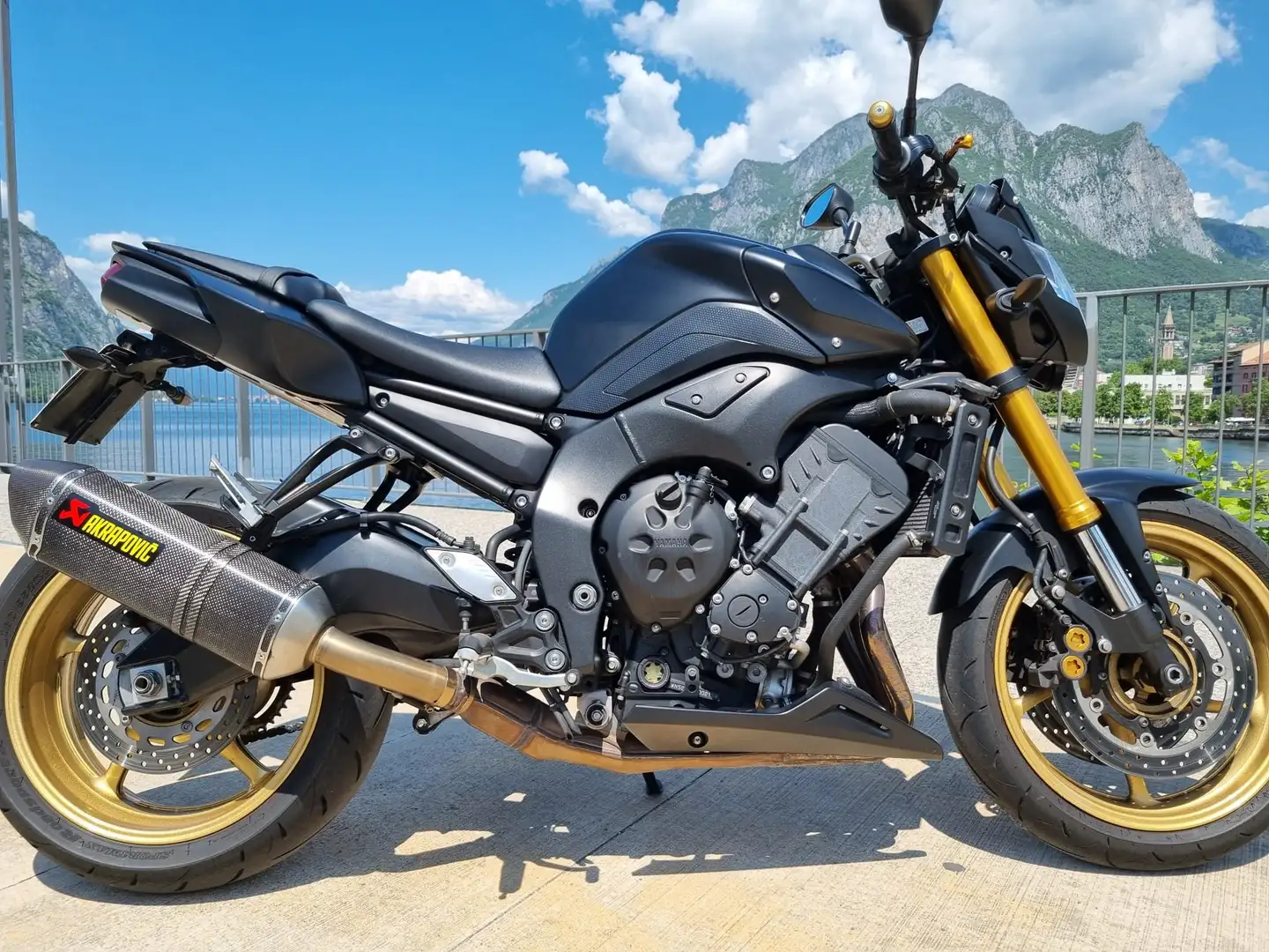 Yamaha FZ 8 kit AKRAPOVIC 2010-2013 Negru - 1
