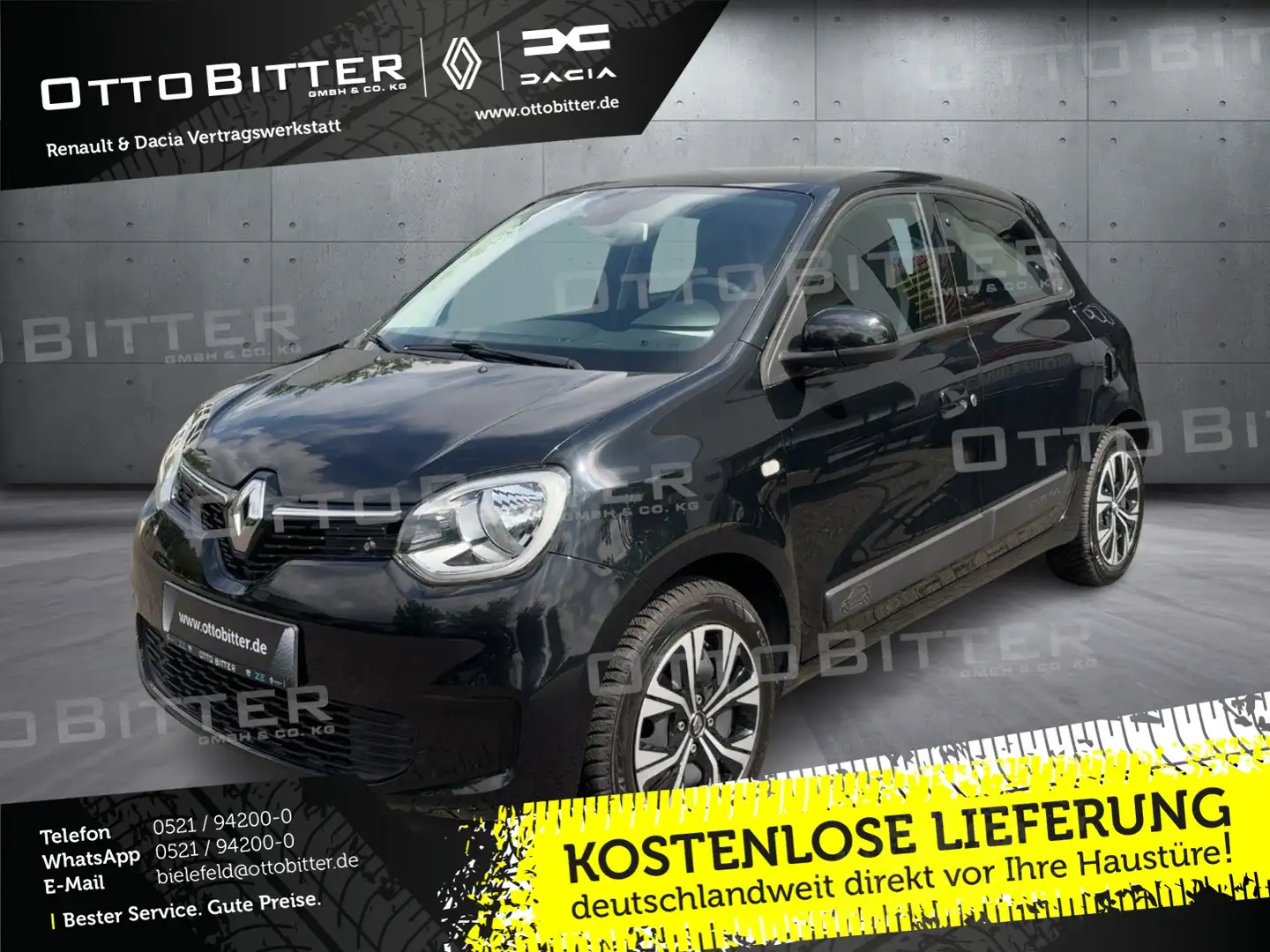 Renault Twingo SCe65 ZEN  GANZJAHRESREIFEN/KLIMA Černá - 1