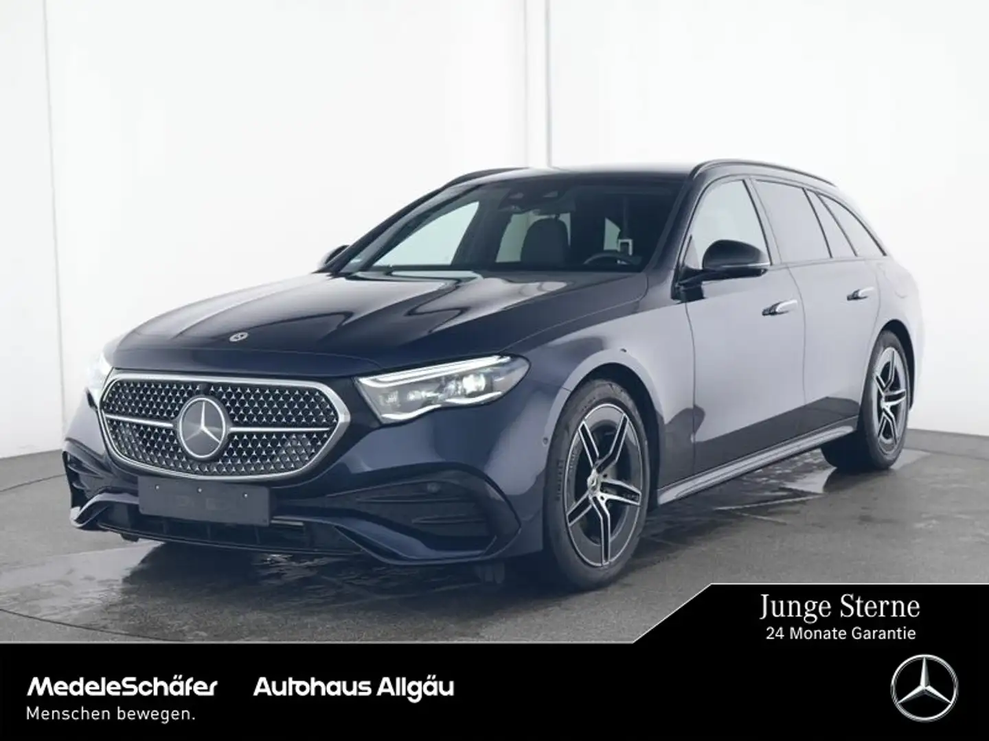 Mercedes-Benz E 300 E 300 T de 4M AMG Night AHK D-Light 360° Distronic Blu/Azzurro - 1