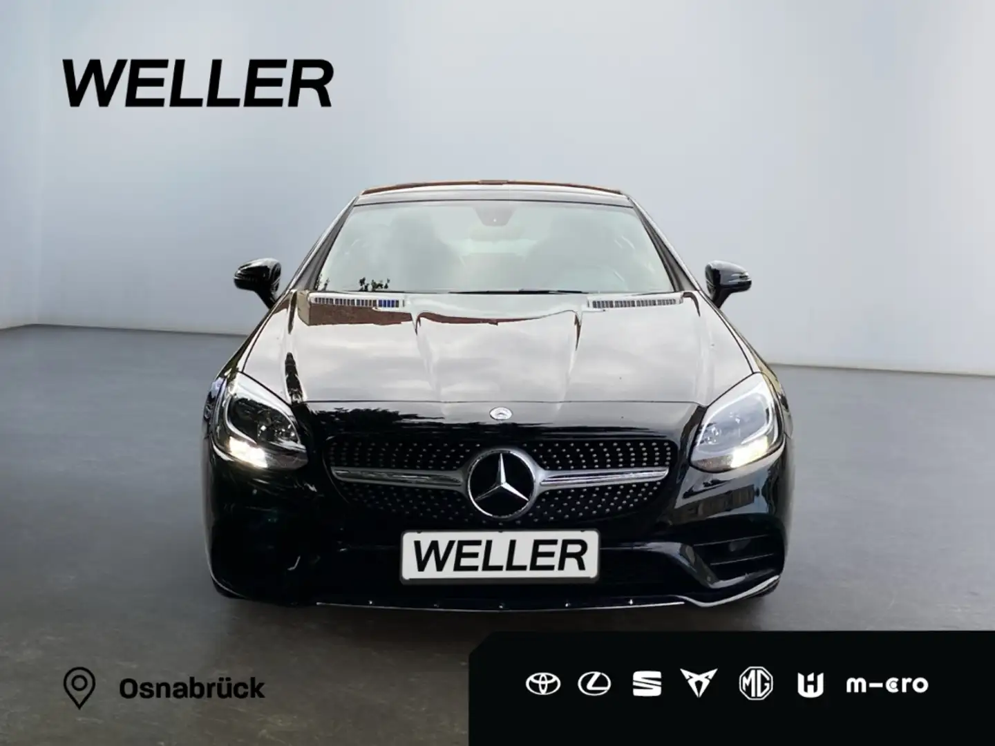 Mercedes-Benz SLC 180 9G AMG *Leder*Garmin*Sitzheizung*Pano* Noir - 2