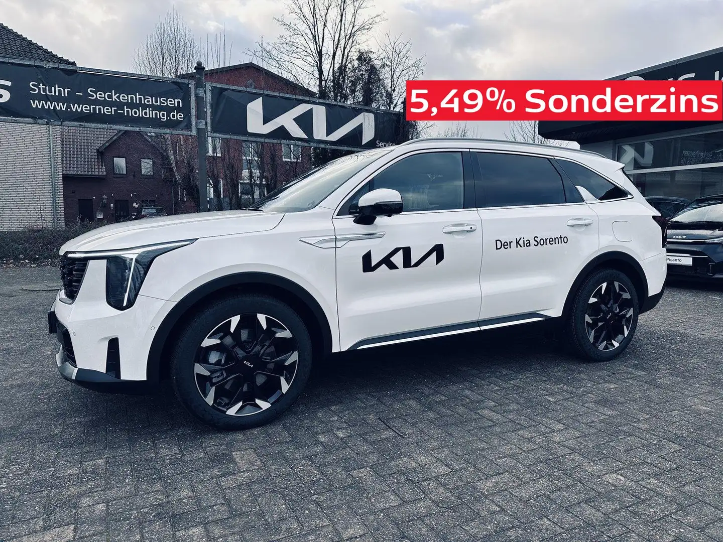 Kia Sorento 2.2 Platinum 7S Nappa AHK Blanc - 1