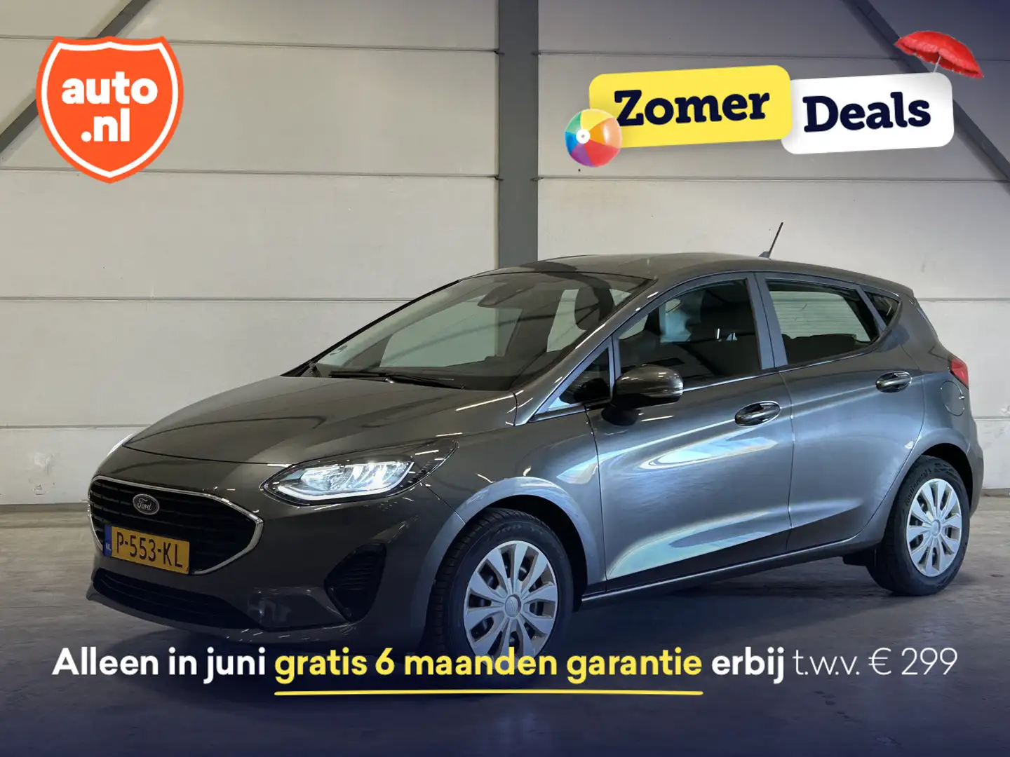 Ford Fiesta 1.0 EcoBoost Titanium | Cruise Control | Carplay | Grijs - 1