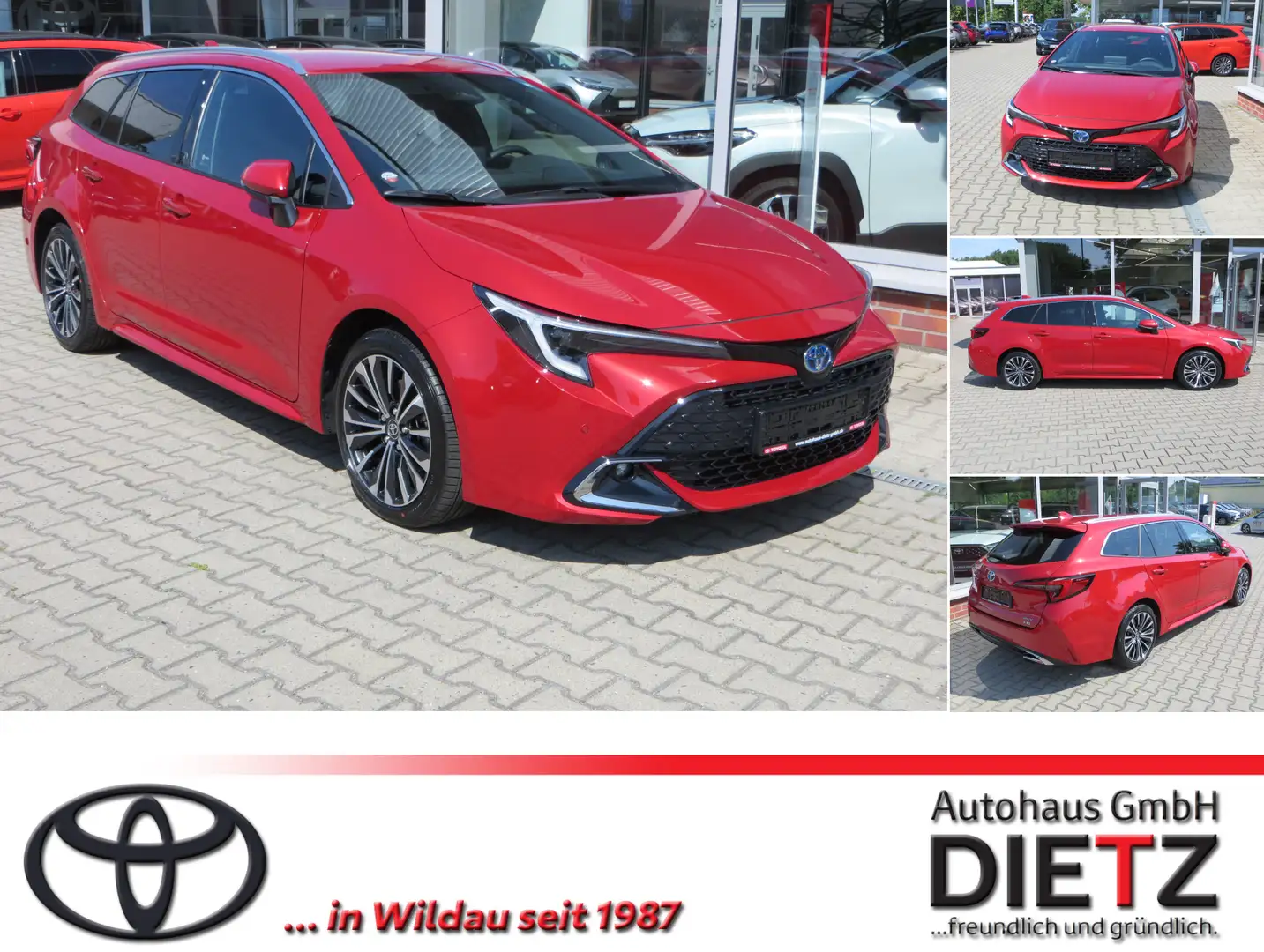 Toyota Corolla 2.0 Hybrid Team D inkl.WKR Rood - 1