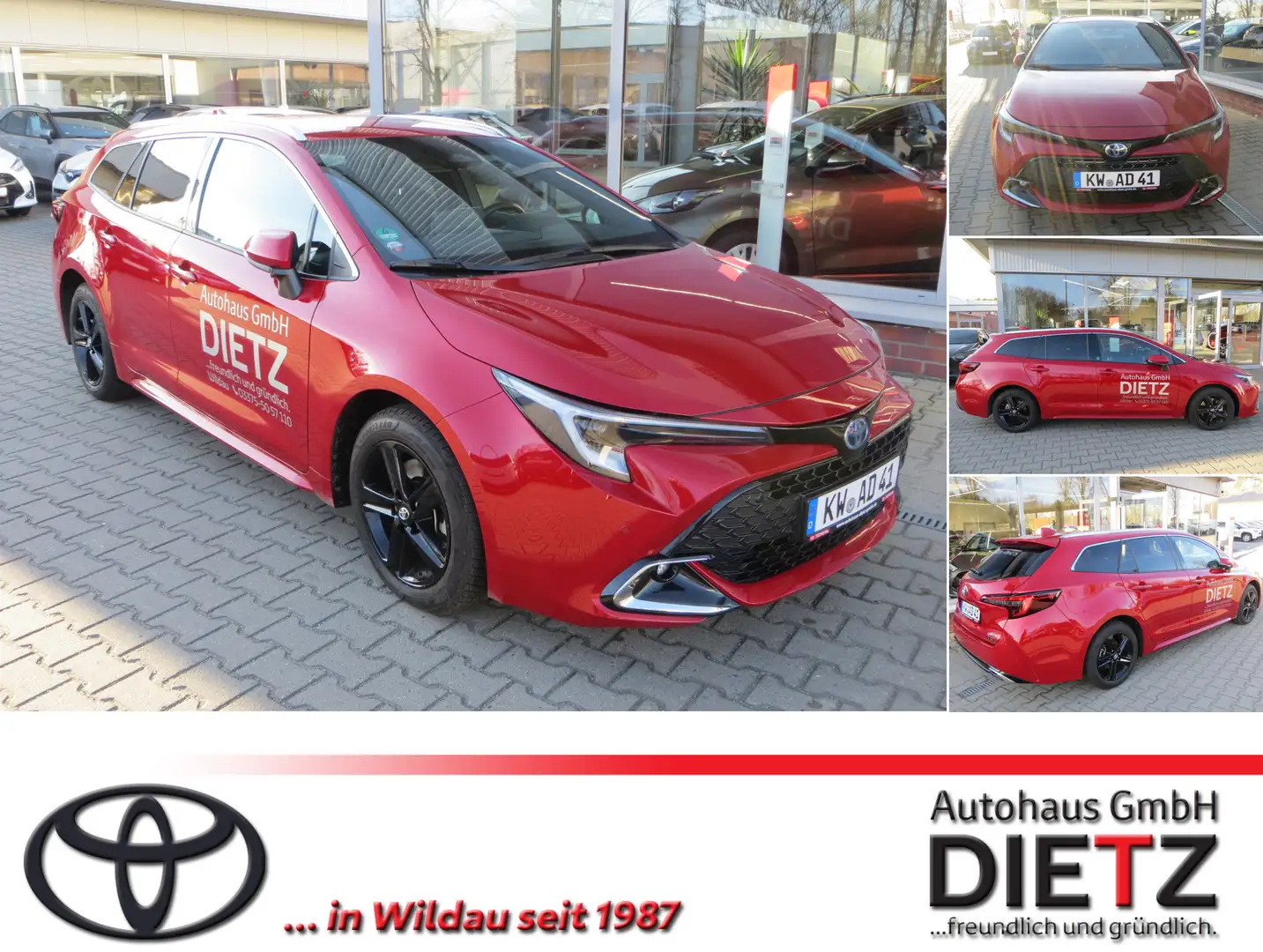 Toyota Corolla 2.0 Hybrid Team D (EURO 6d) Rosso - 1
