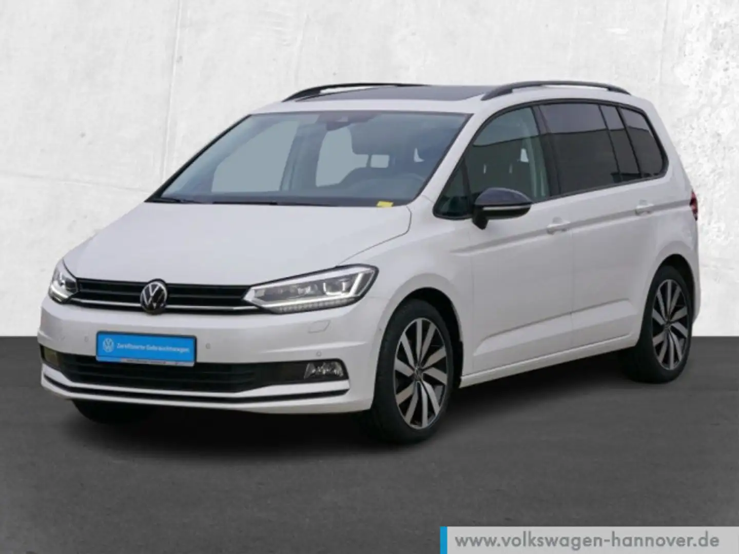 Volkswagen Touran 1.5 TSI DSG Highline Navi AHK LED Kamera Weiß - 2