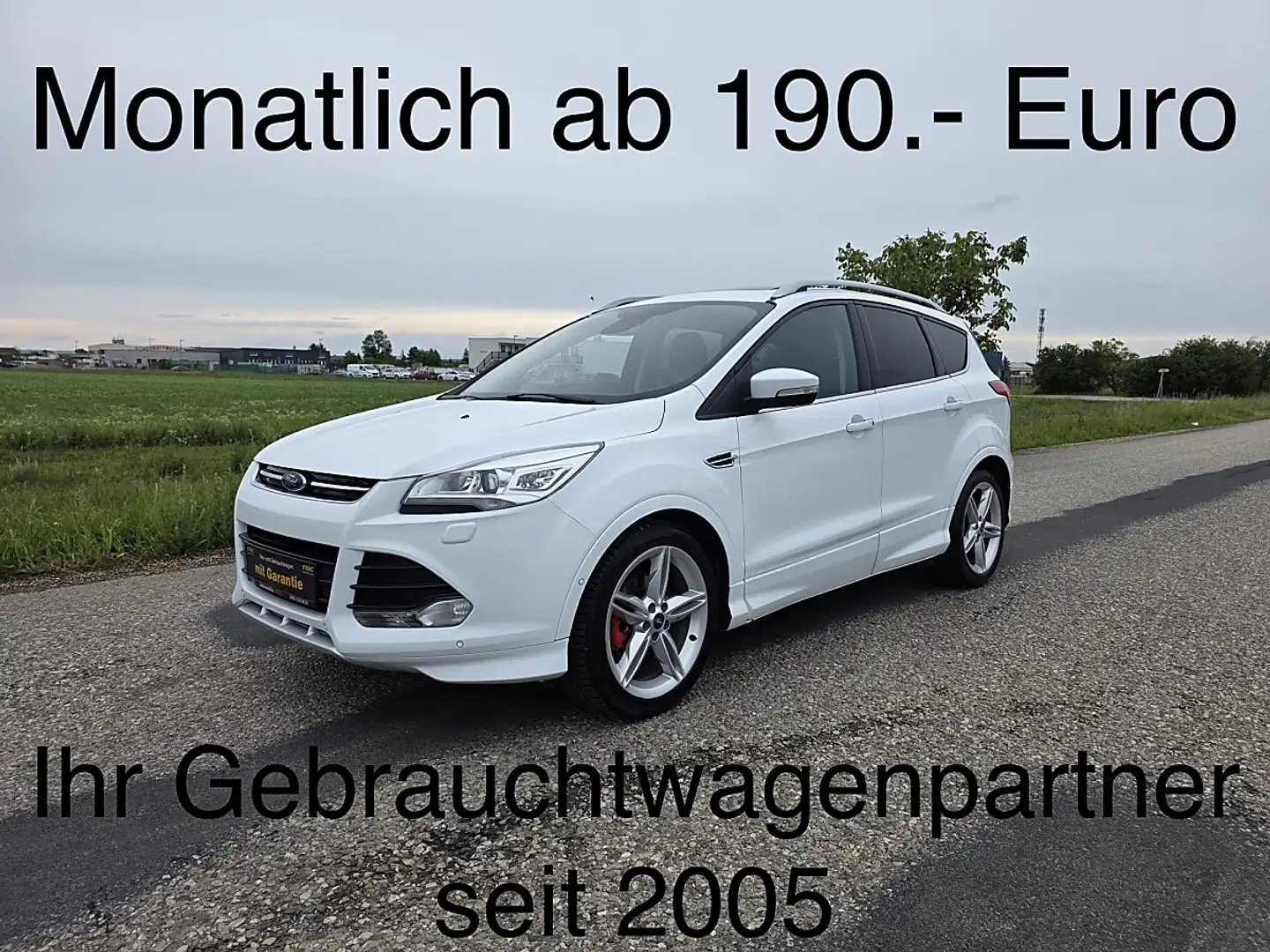 Ford Kuga 2,0 TDCi ST-Line Start/Stop Powershift Aut. AWD Weiß - 1