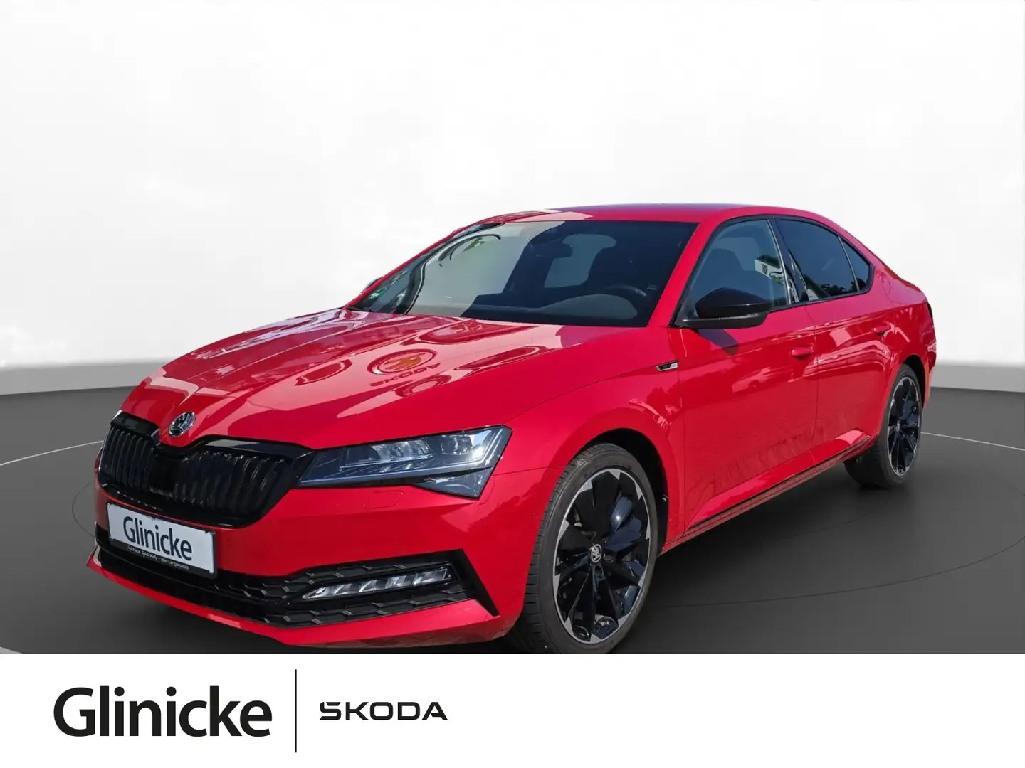Skoda Superb 2.0 TDI Sportline 4x4 DSG Rood - 1