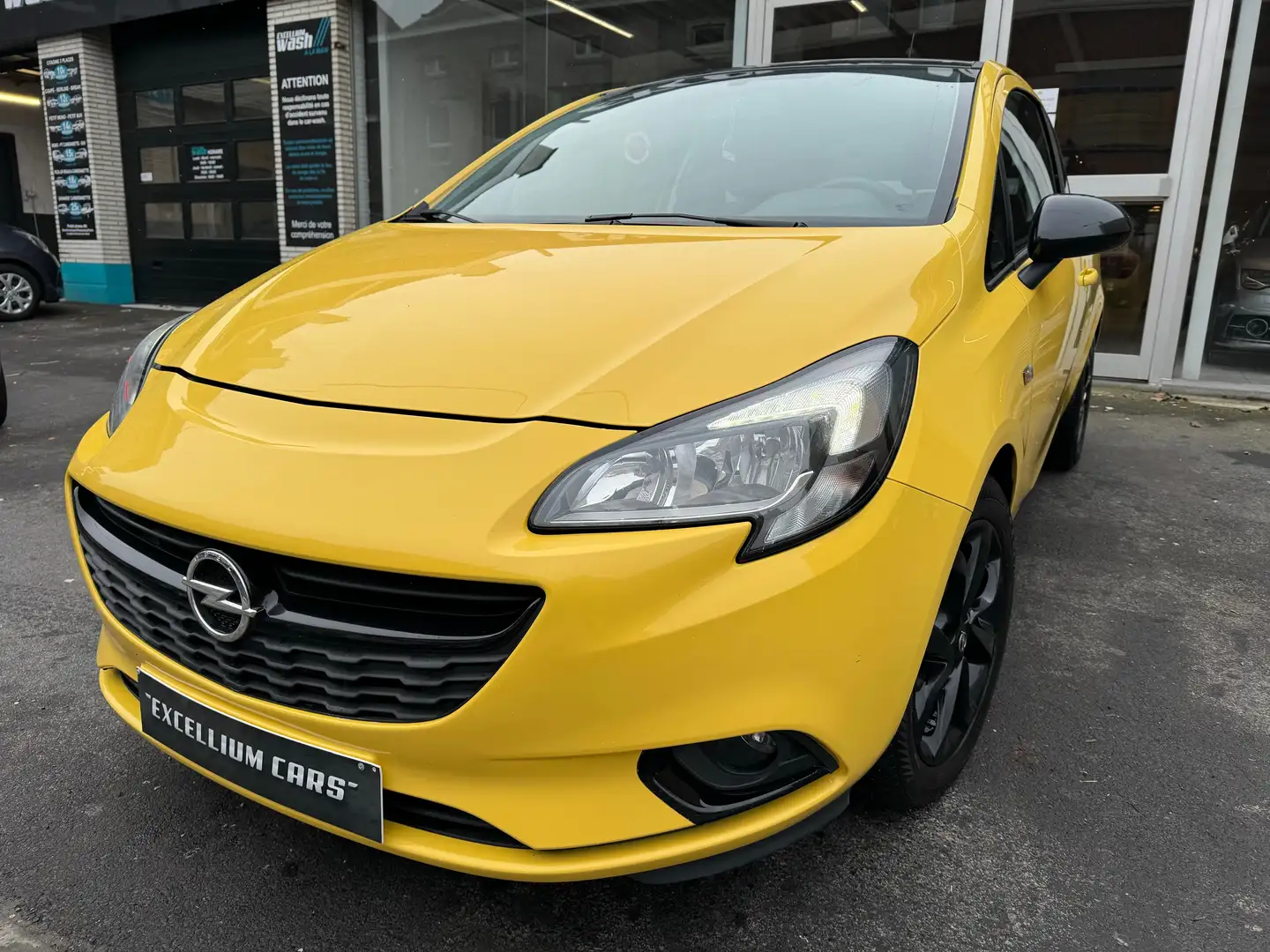 Opel Corsa E 1.3CDTI BlackEdition Jaune Kit Gsi Airco Euro6B Yellow - 1