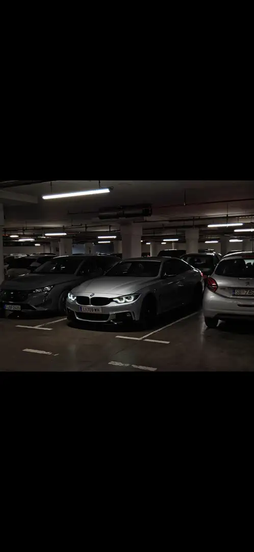 BMW 420 420d Coupe M Sport Aut. Silber - 1