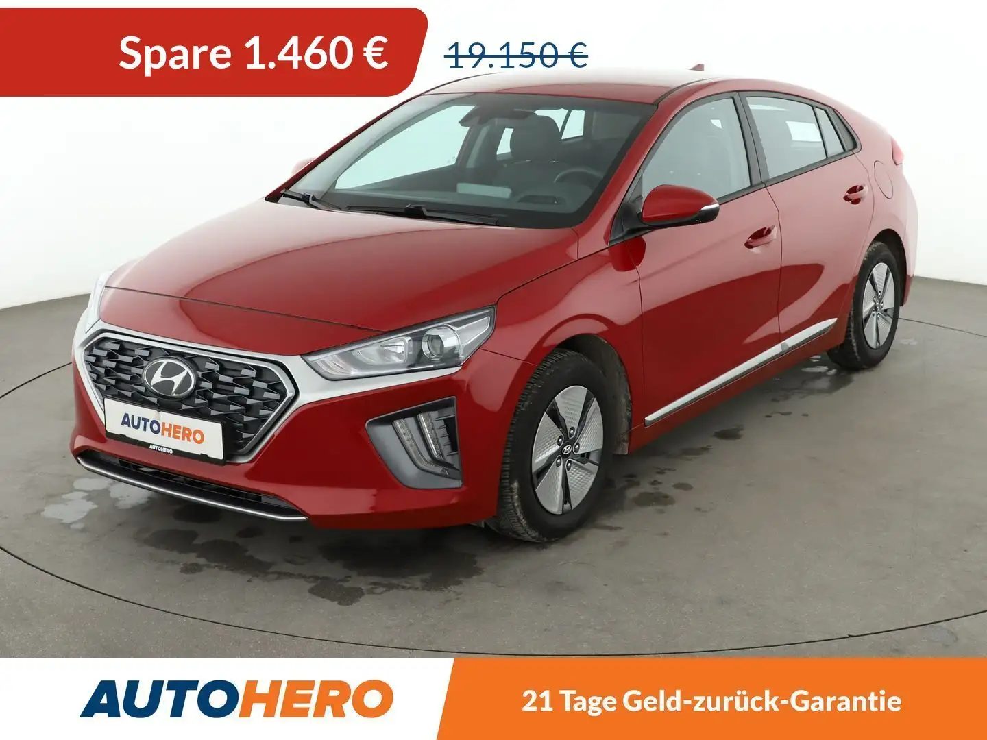 Hyundai IONIQ 1.6 Hybrid Aut.*CARPLAY*TEMPO*PDC*KLIMA* Red - 1