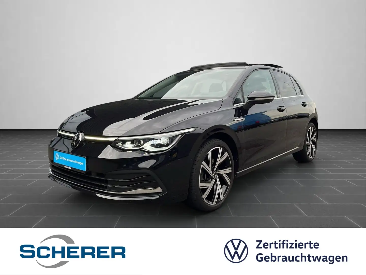 Volkswagen Golf VIII Style 2.0 TDI DSG LED+ NAVI PANO RFK Schwarz - 1