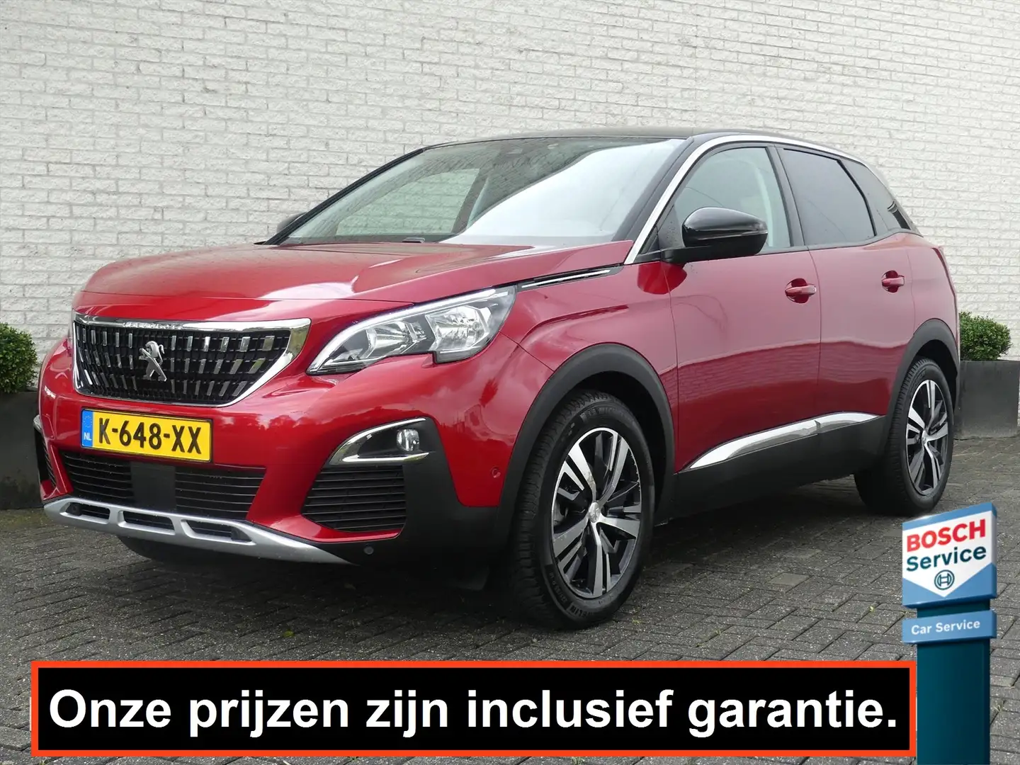 Peugeot 3008 ALLURE 1.2 130PK AUTOMAAT NAVI/CAMERA/TREKHAAK/CLI Rood - 1