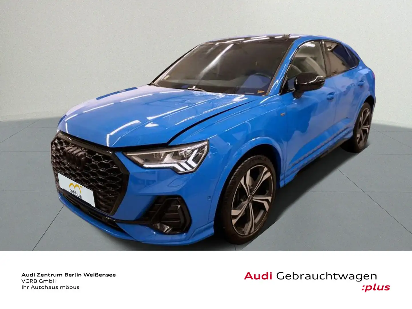 Audi Q3 45 TFSI S-TRO**S-LINE*MATRIX*PANO** Blau - 2