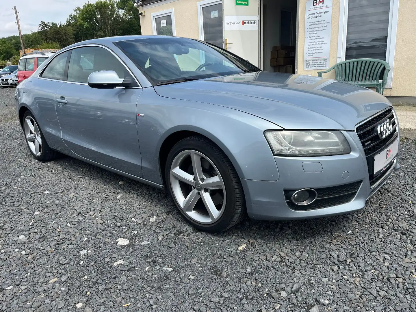 Audi A5 Coupe 3.2 FSI quattro S-Line*LEDER*NAVI*MFL* Argent - 1