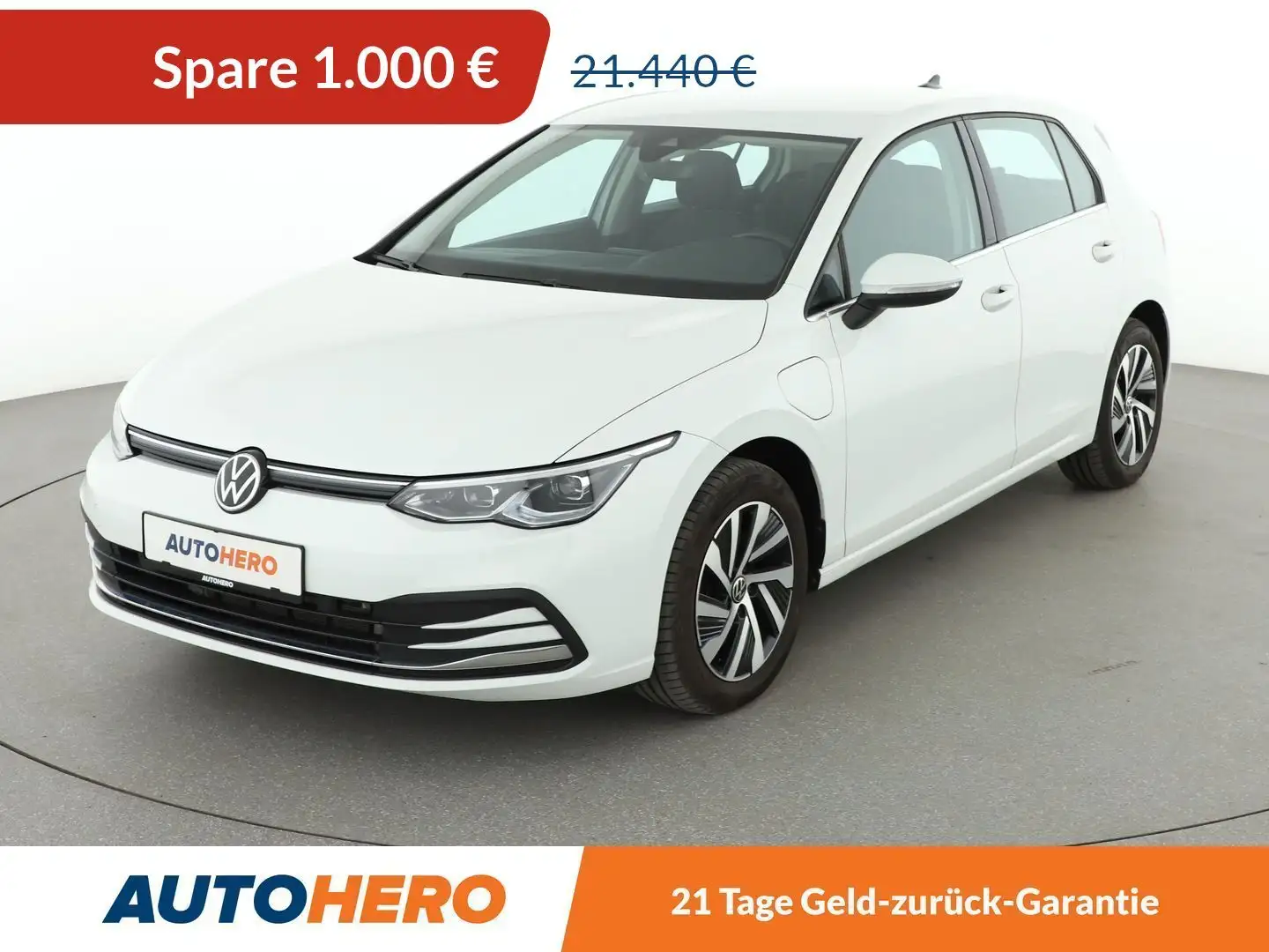 Volkswagen Golf 1.4 eHybrid Style Aut.*NAVI*LED*ACC*PDC*SHZ* Weiß - 1