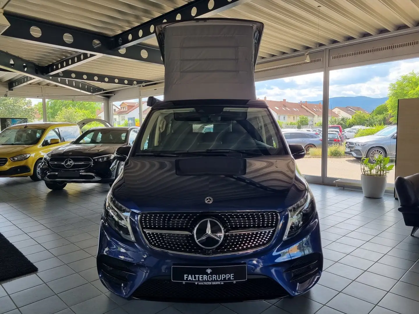 Mercedes-Benz Marco Polo Marco Polo 300d Edition-2023 VOLL+ALLRAD+AMG+AHK Blauw - 2