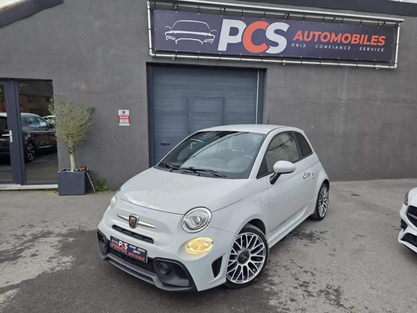 Abarth 595 1.4 T-Jet*BLUETOOTH*CARNET COMPLET*DISTRI OK Gris - 1