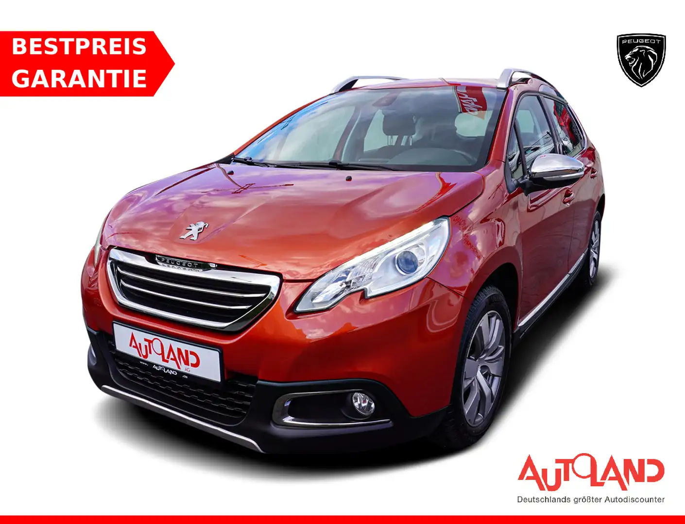 Peugeot 2008 1.2 PureTech Sitzheizung AHK Tempomat PDC Rot - 1
