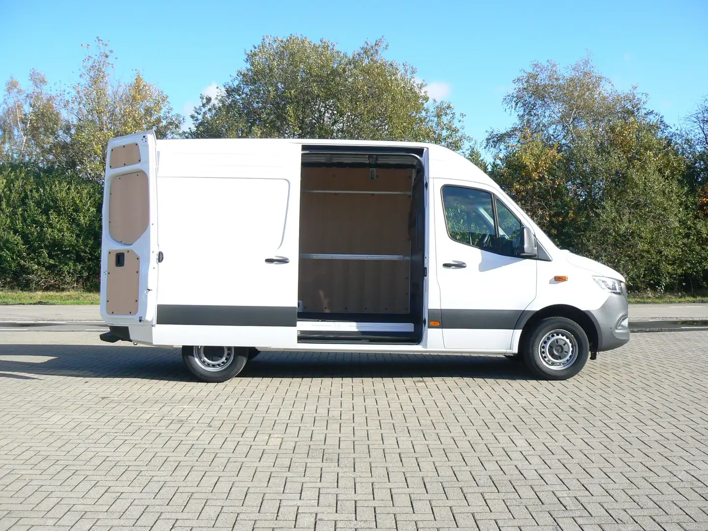 Mercedes-Benz Sprinter 317CDI L2 H2 AUTOMAAT- LED GROTE NAVIGATIE ALARM Blanc - 1
