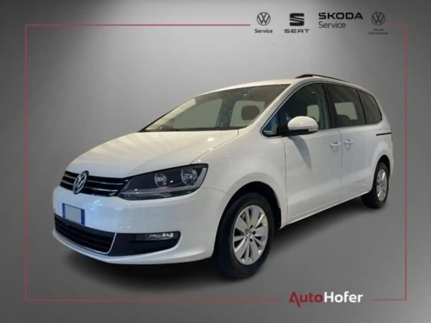 Volkswagen Sharan 1.4 TSI Comfortline 7P Climatronic RCD310 Bianco - 1