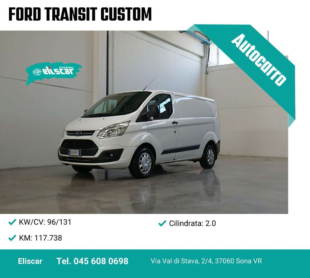 Ford Transit Custom 2.0 TDCi 130CV Furgone Autocarro