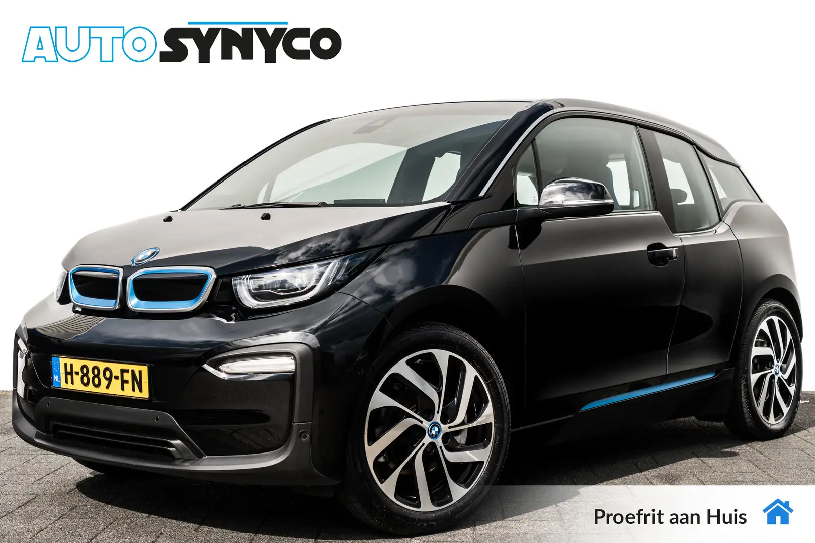 BMW i3 S 120Ah 42 kWh I Full Map Navi I 19 inch. LMV I EC Zwart - 1