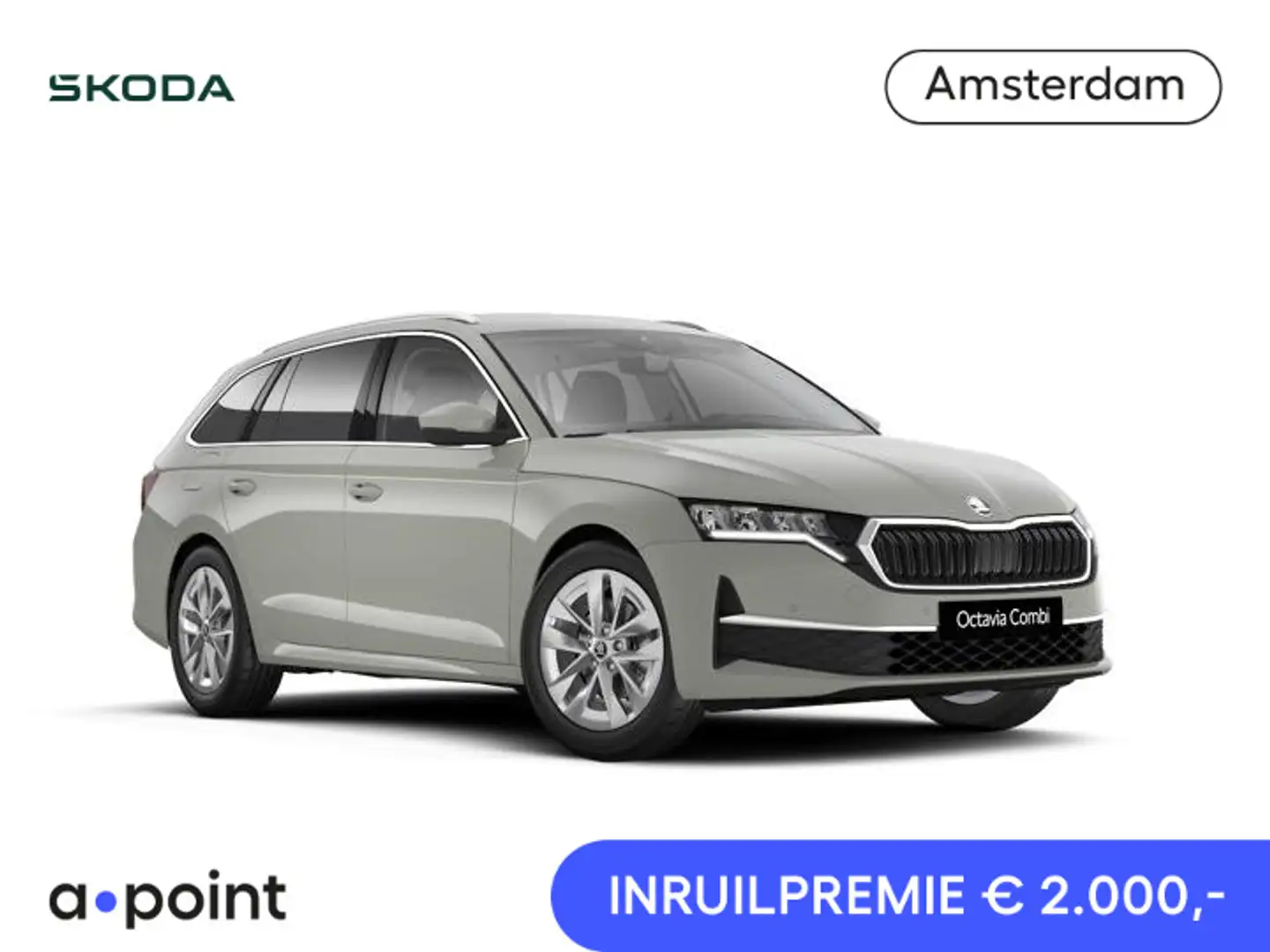 Skoda Octavia Combi Business Edition Plus m-HEV 1.5 TSI 115 pk 7 Grijs - 1
