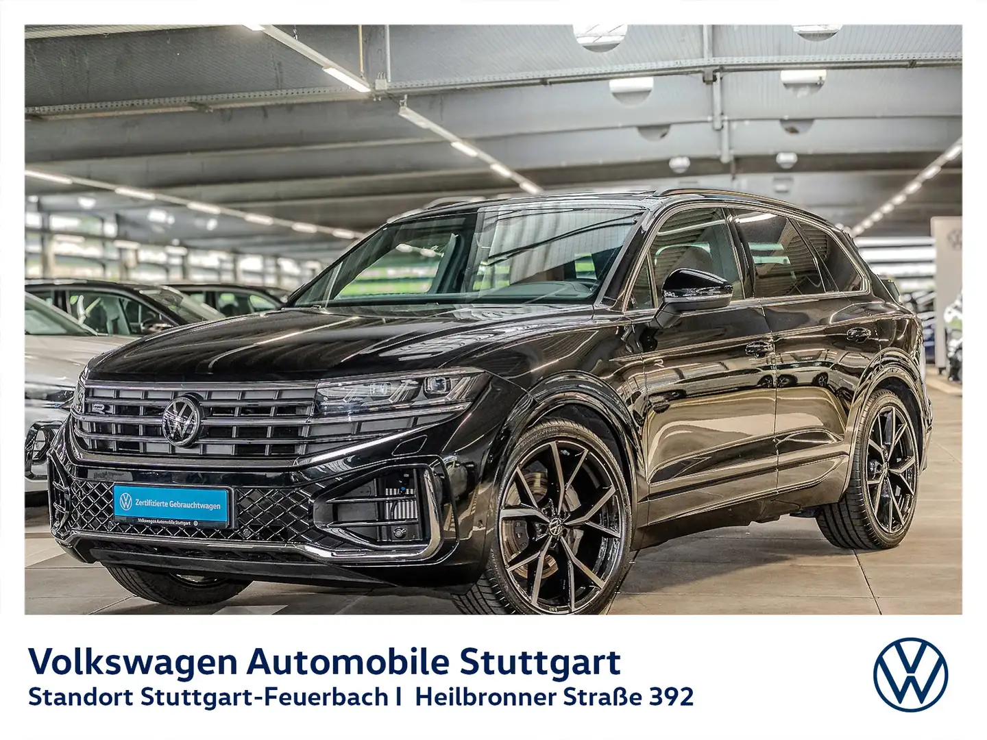 Volkswagen Touareg 3.0 TSI R-Line Navi AHK Luftfederung P-D Schwarz - 2