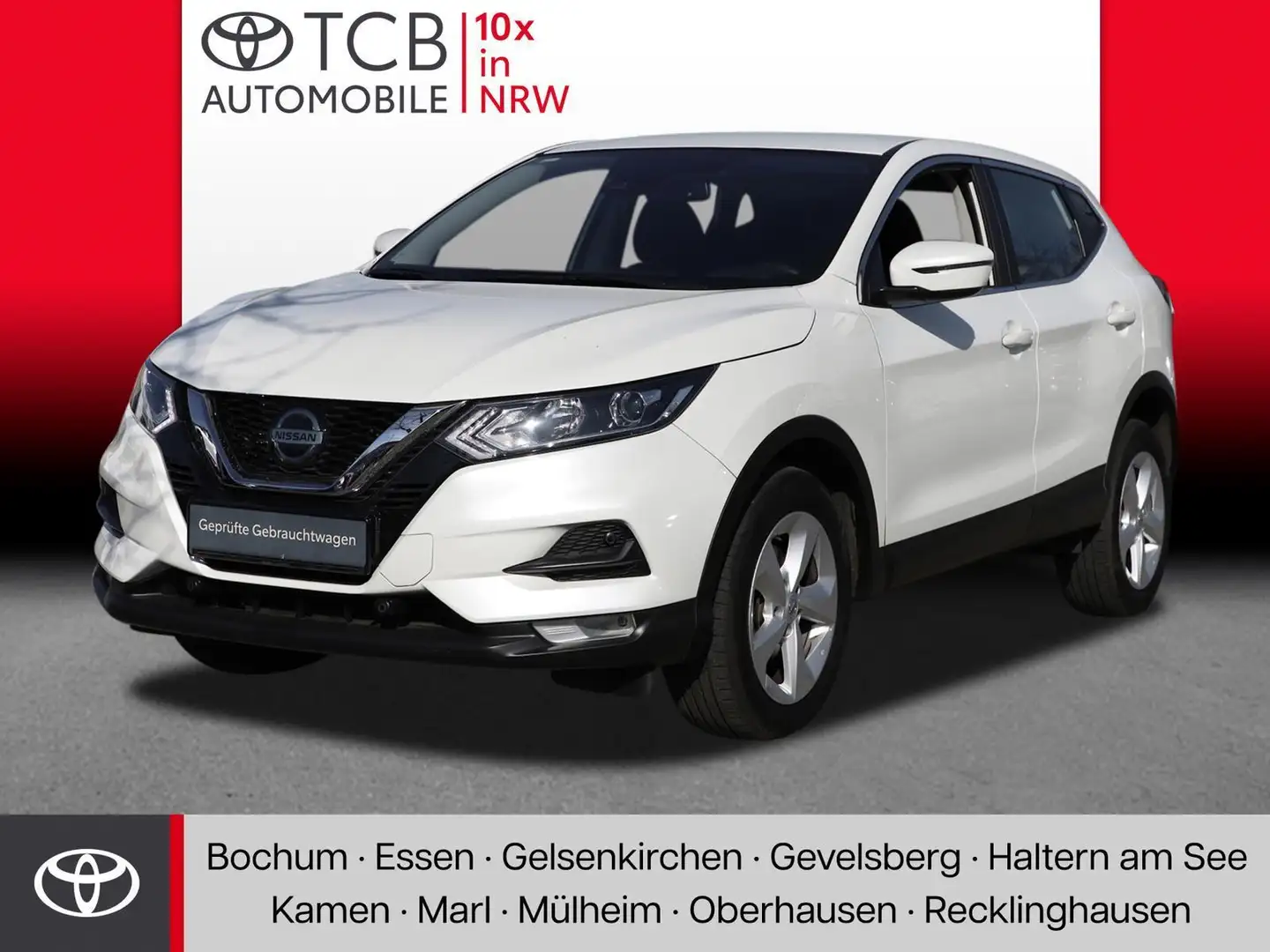 Nissan Qashqai 1.3 DIG-T Shiro NAVI SHZ PDC KLIMA BT ZV Blanco - 1