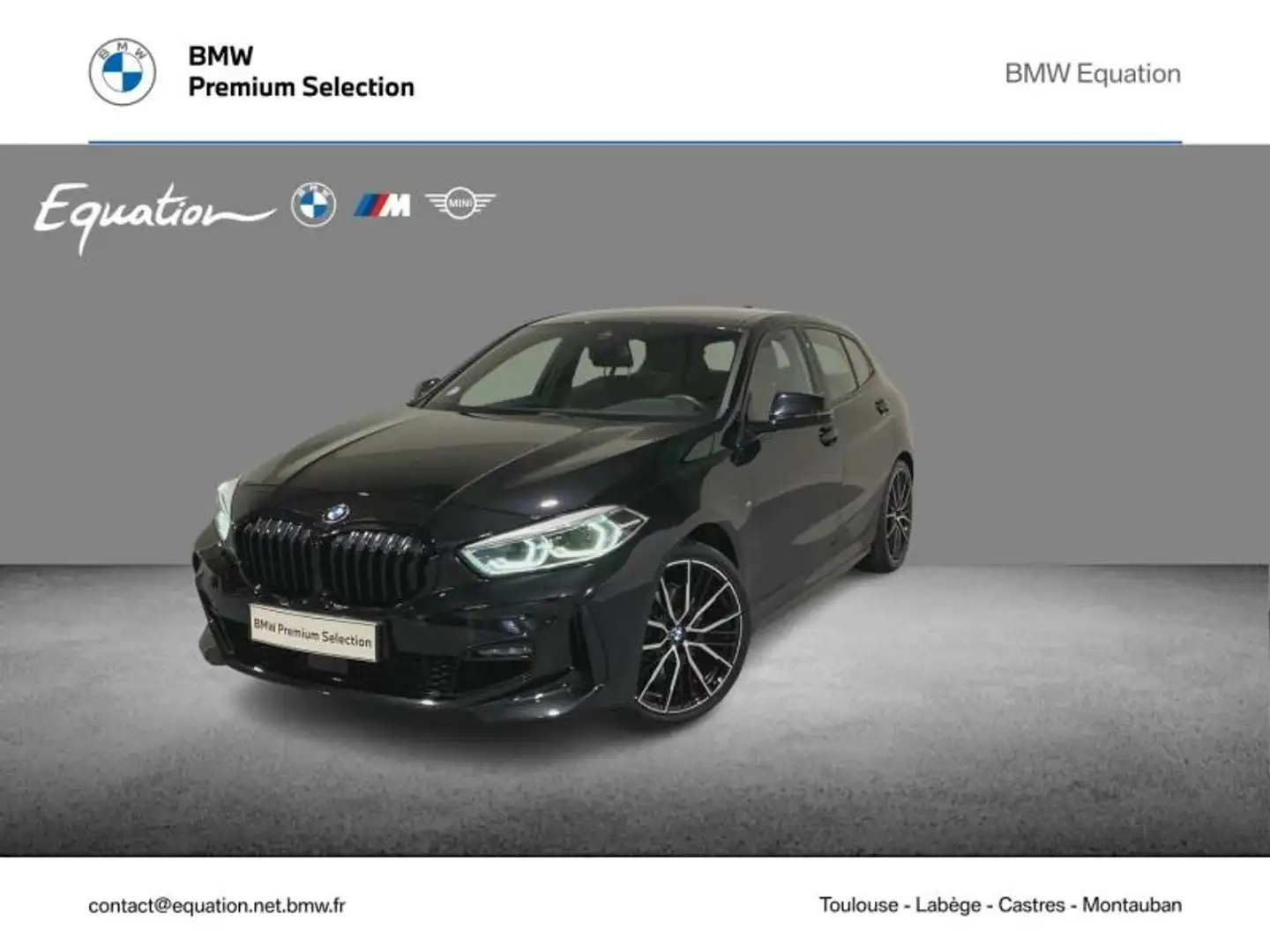 BMW 116 116iA 109ch M Sport DKG7 Noir - 1