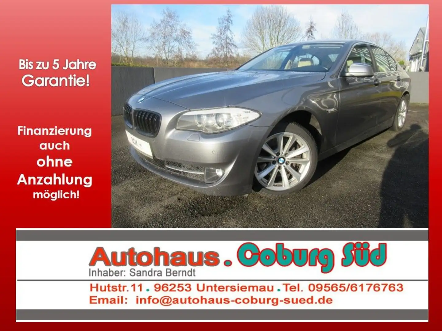 BMW 528 i BI-XENON LEDER BEIGE NAVI KAMERA SHZG PDC Gri - 1