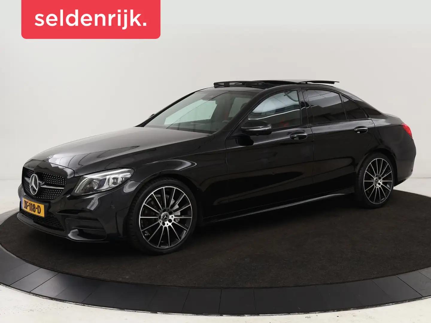 Mercedes-Benz C 180 Business Solution AMG | Panoramadak | Leder | Stoe Zwart - 1