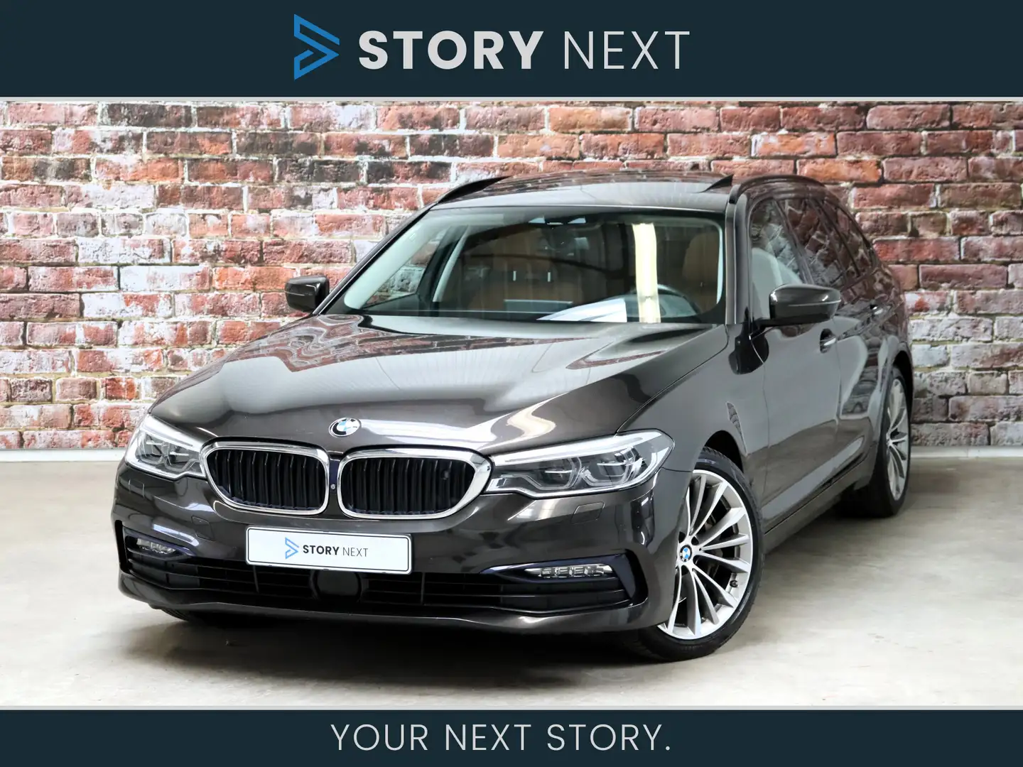 BMW 540 5 Serie Touring 540i xDrive High Executive Sport L Brun - 1