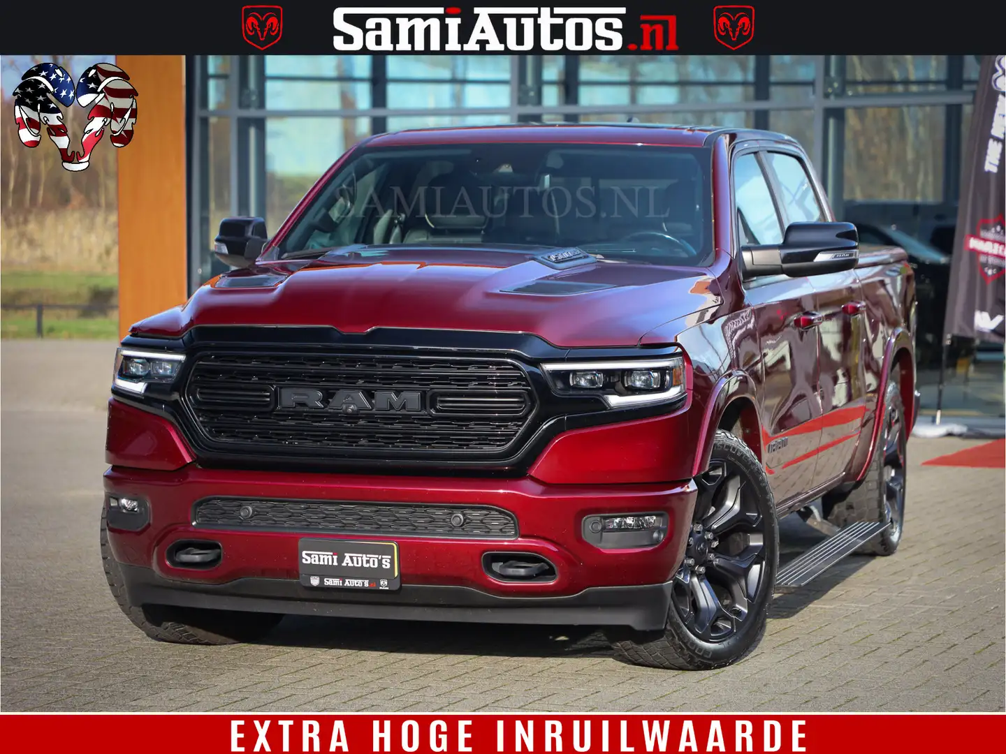 Dodge RAM 1500 Limited Night | Hemi 5.7 V8 4x4 | BOM VOL | D Rood - 1