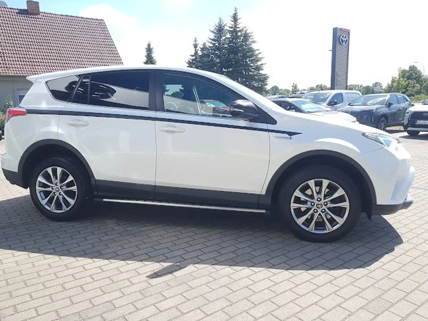 Toyota RAV 4 2,5-Hybrid Edition-S mit Allwetterreifen Weiß - 2