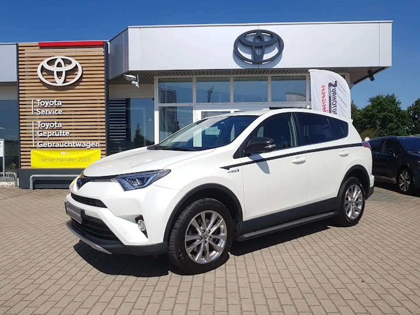 Toyota RAV 4 2,5-Hybrid Edition-S mit Allwetterreifen Weiß - 1