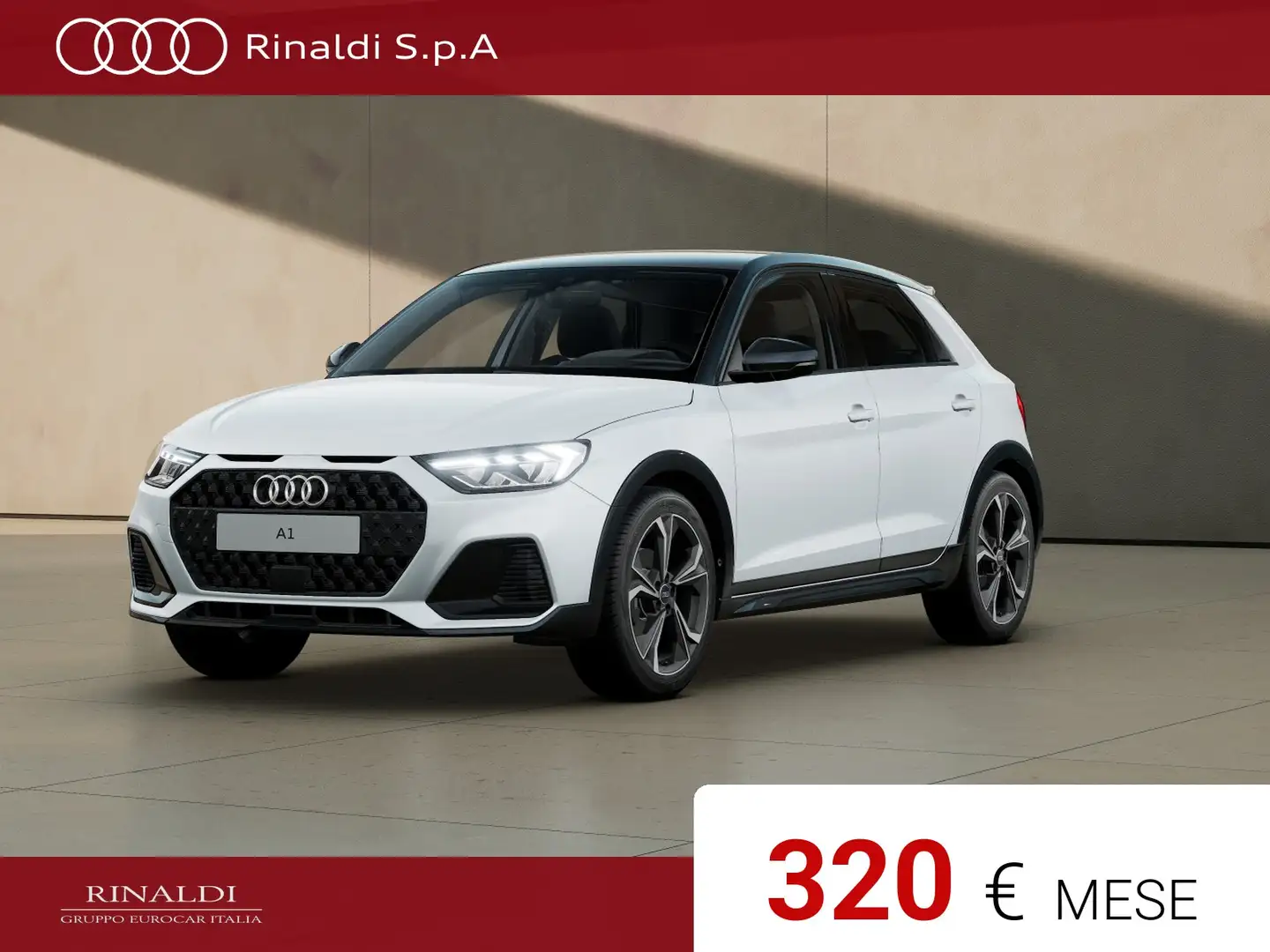 Audi A1 allstreet 30 1.0 tfsi identity contrast 116cv s tr Bianco - 1