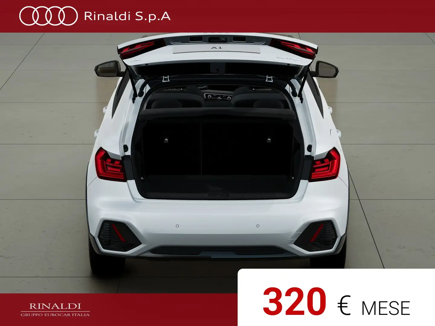 Audi A1 allstreet 30 1.0 tfsi identity contrast 116cv s tr Bianco - 2
