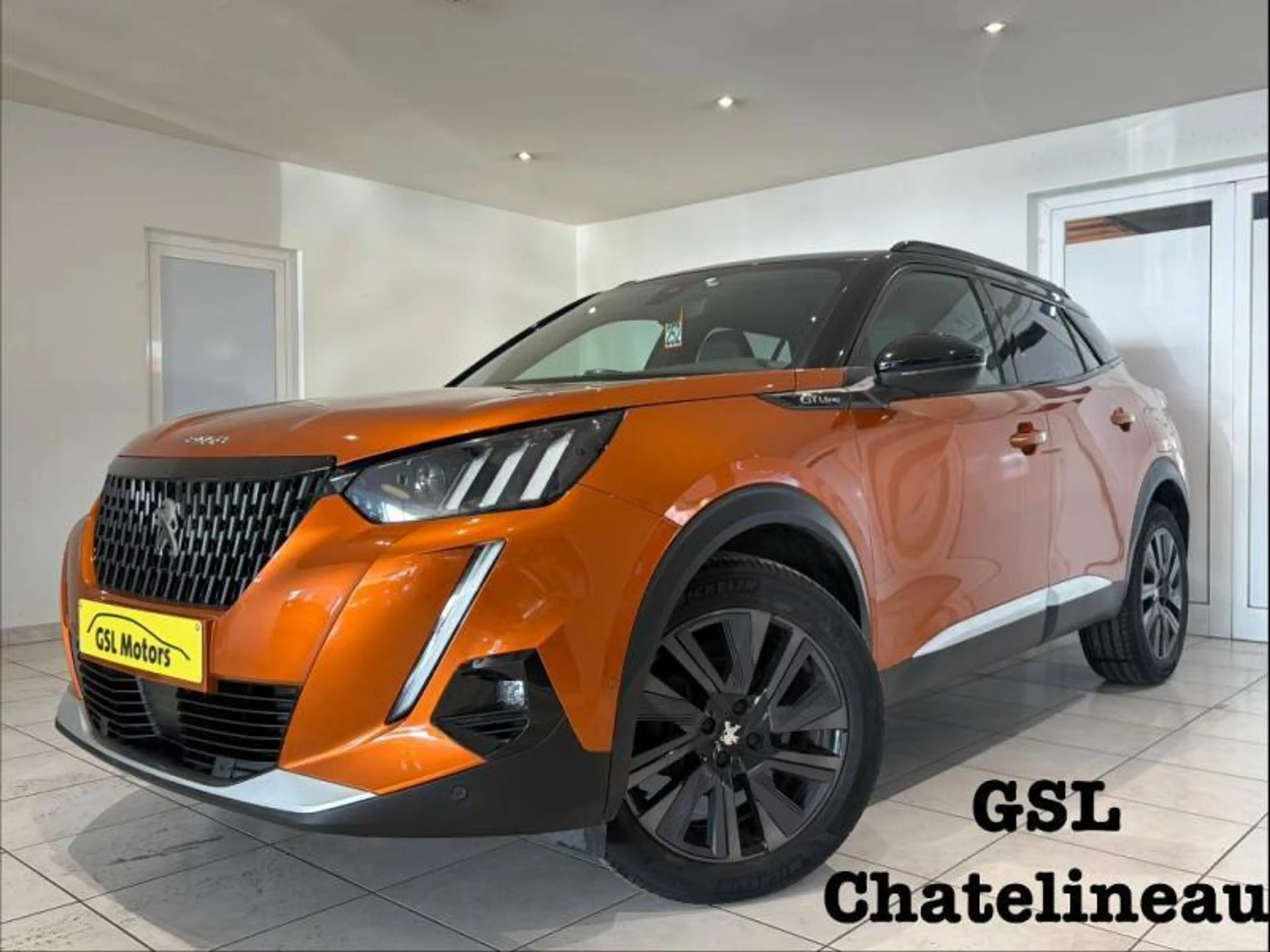 Peugeot 2008 1.2 130cv Orange Gt-Line 05/20 Clim/Capteurs/Cam/C