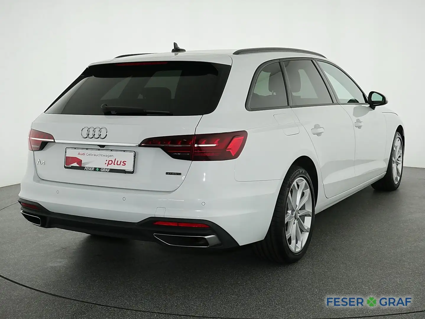 Audi A4 Avant 45 TFSI qu Leder,Matrix,Navi,Sportsitze Weiß - 2