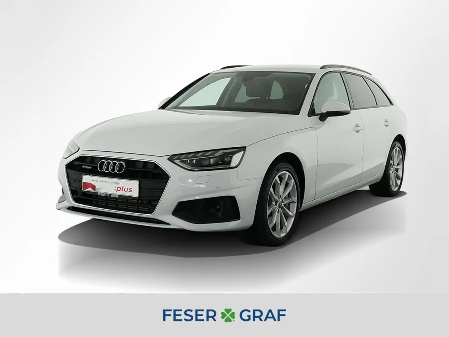 Audi A4 Avant 45 TFSI qu Leder,Matrix,Navi,Sportsitze Weiß - 1