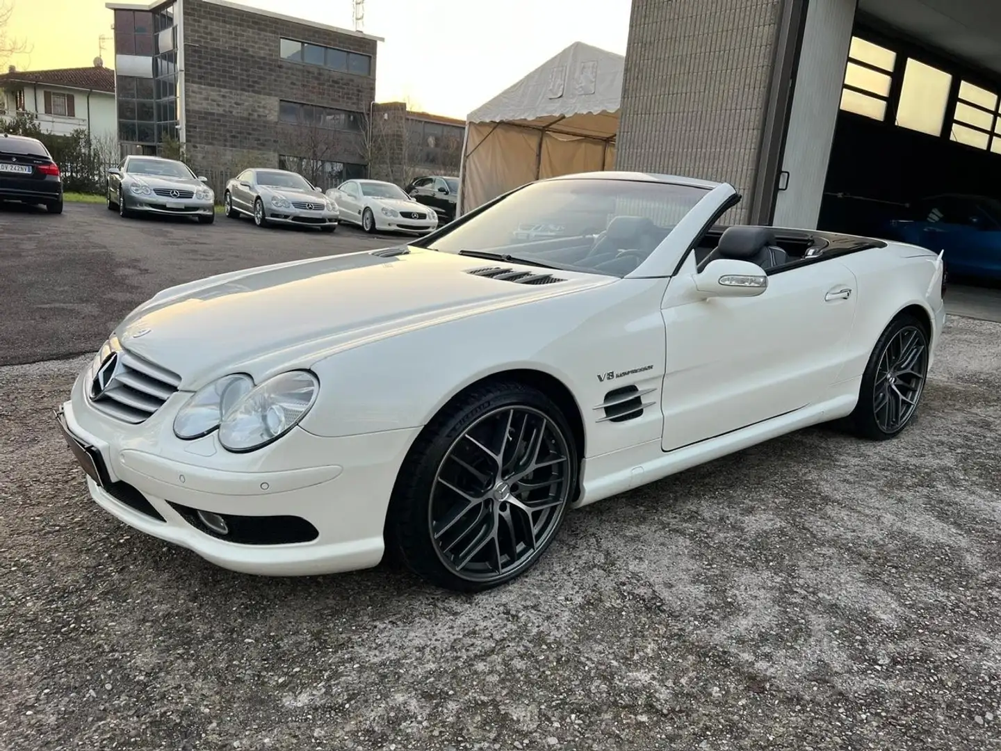 Mercedes-Benz SL 55 AMG PERFORMANCE PACK ! 20 OMOLOGATI ! ISCRITTA ASI ! Bianco - 2