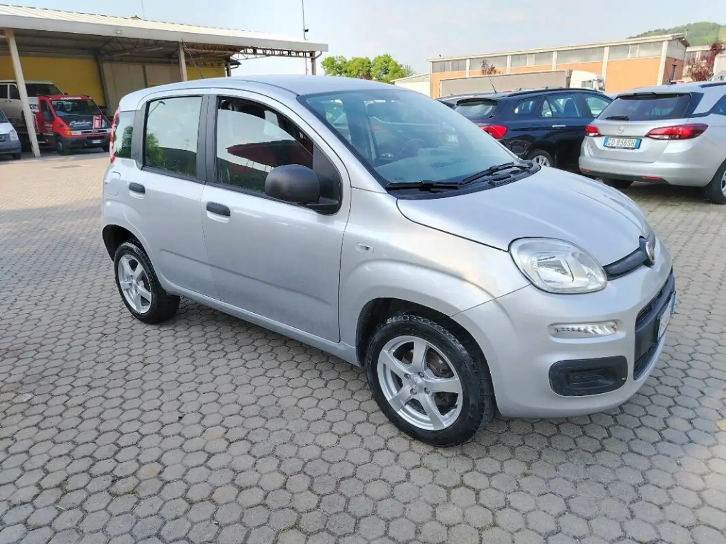 Fiat Panda 0.9 t.air t. natural power Easy 80cv E6 Argent - 2