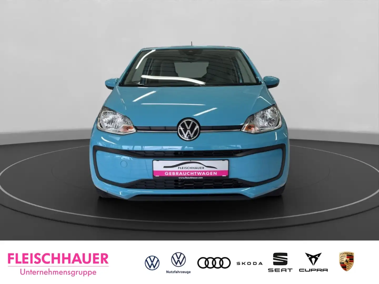 Volkswagen up! 1.0 MPI move DAB+BLUETOOTH+KLIMA+BC+LED-TAGFAHRLIC Bleu - 2