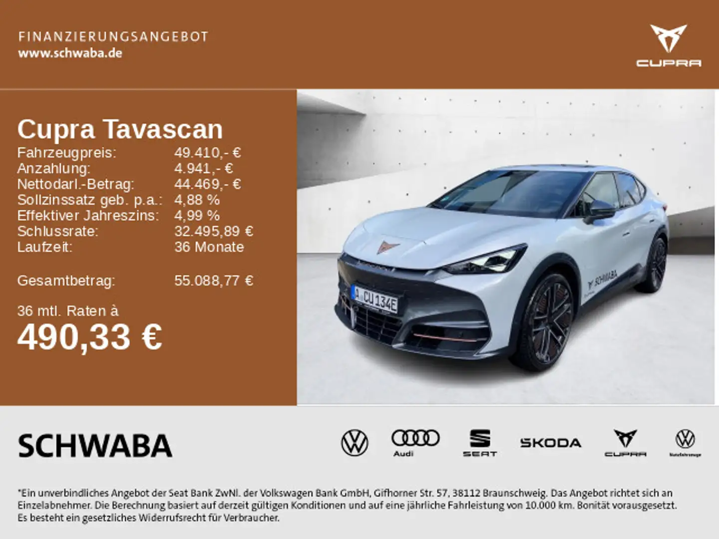 CUPRA Tavascan VZ 4Drive 77 kw/h*Extreme*MATRIX*DCC* Weiß - 1