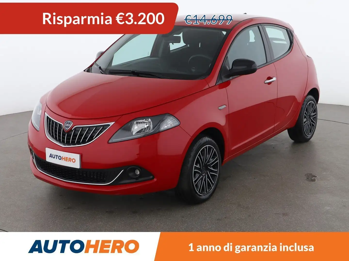 Lancia Ypsilon 1.0 Mild-Hybrid Gold MHEV Rouge - 1