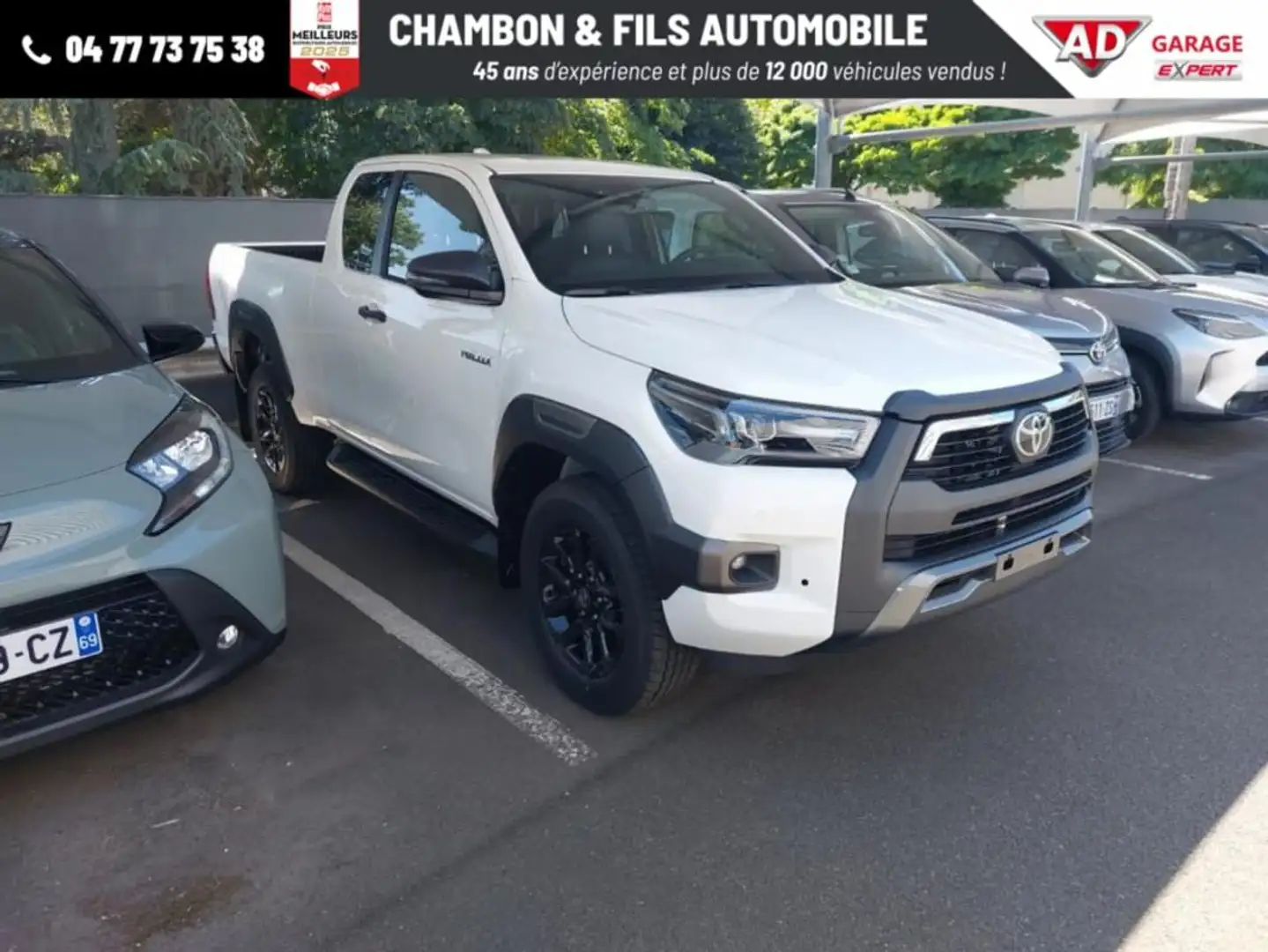 Toyota Hilux X-TRA CABINE CAB 4WD 2.8L 204 D-4D BVA INVINCIBLE  Blanc - 2