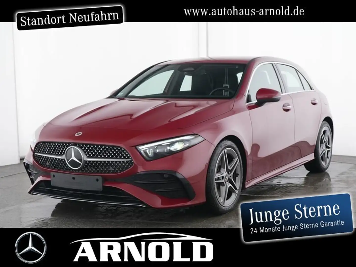 Mercedes-Benz A 220 A 220 d AMG-Line DISTRONIC MULTIBEAM Navi Kamera Rot - 1