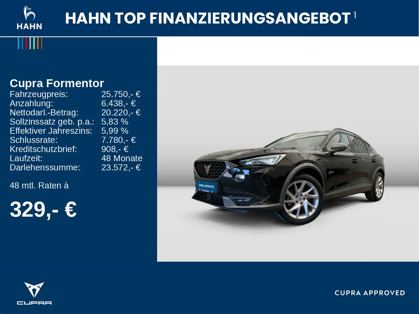 CUPRA Formentor 1.4 TSI DSG e-Hybrid Navi Kamera ACC Schwarz - 2